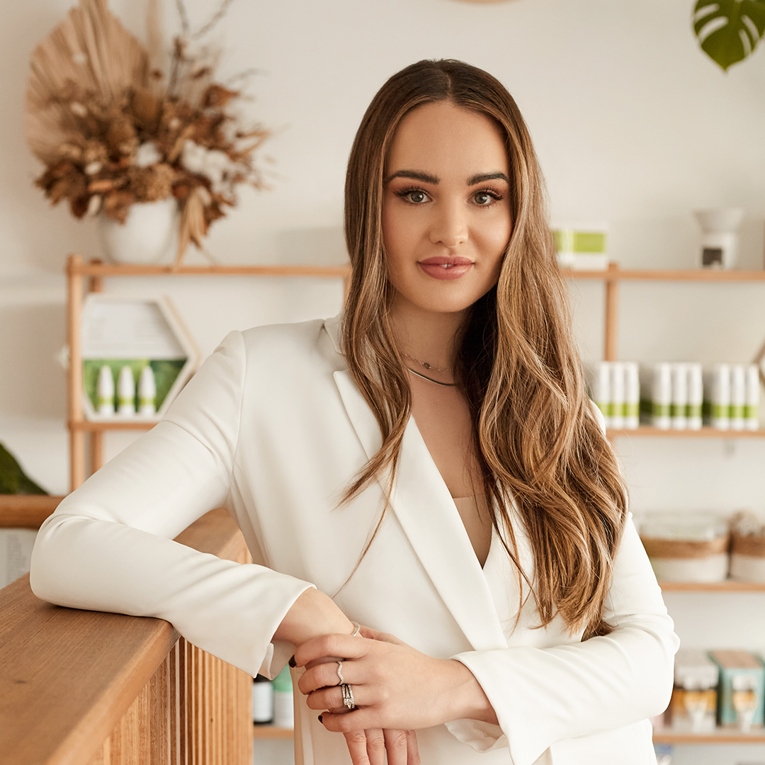 Amelia Goff Expert Skin Therapist and founder of award winning Fresh Face Skin Range and salon