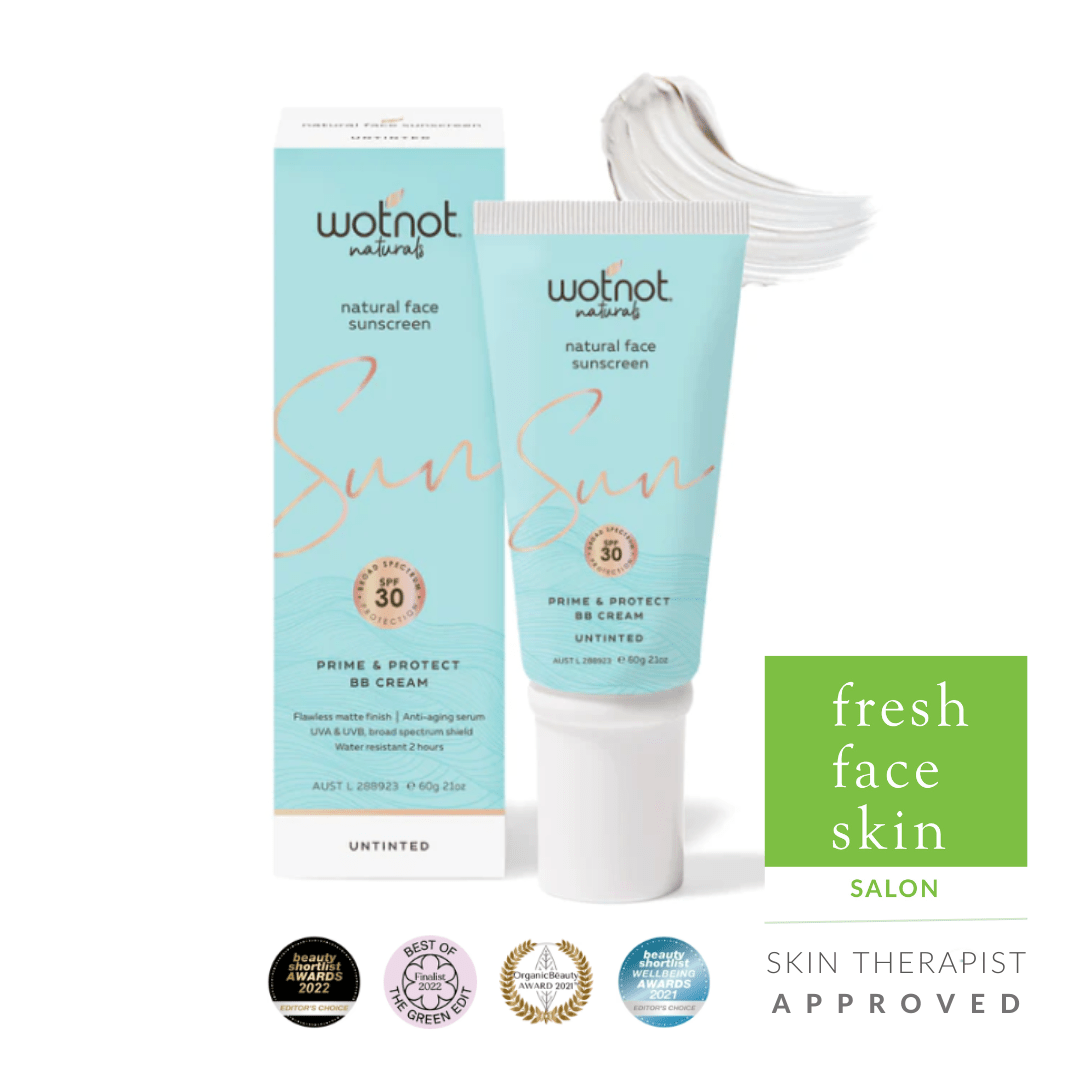 Wotnot 30 SPF Natural Sunscreen, BB Cream & Primer - Fresh Face Skin