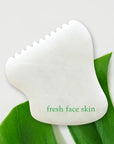 White Jade Gua Sha Facial Massage Tool