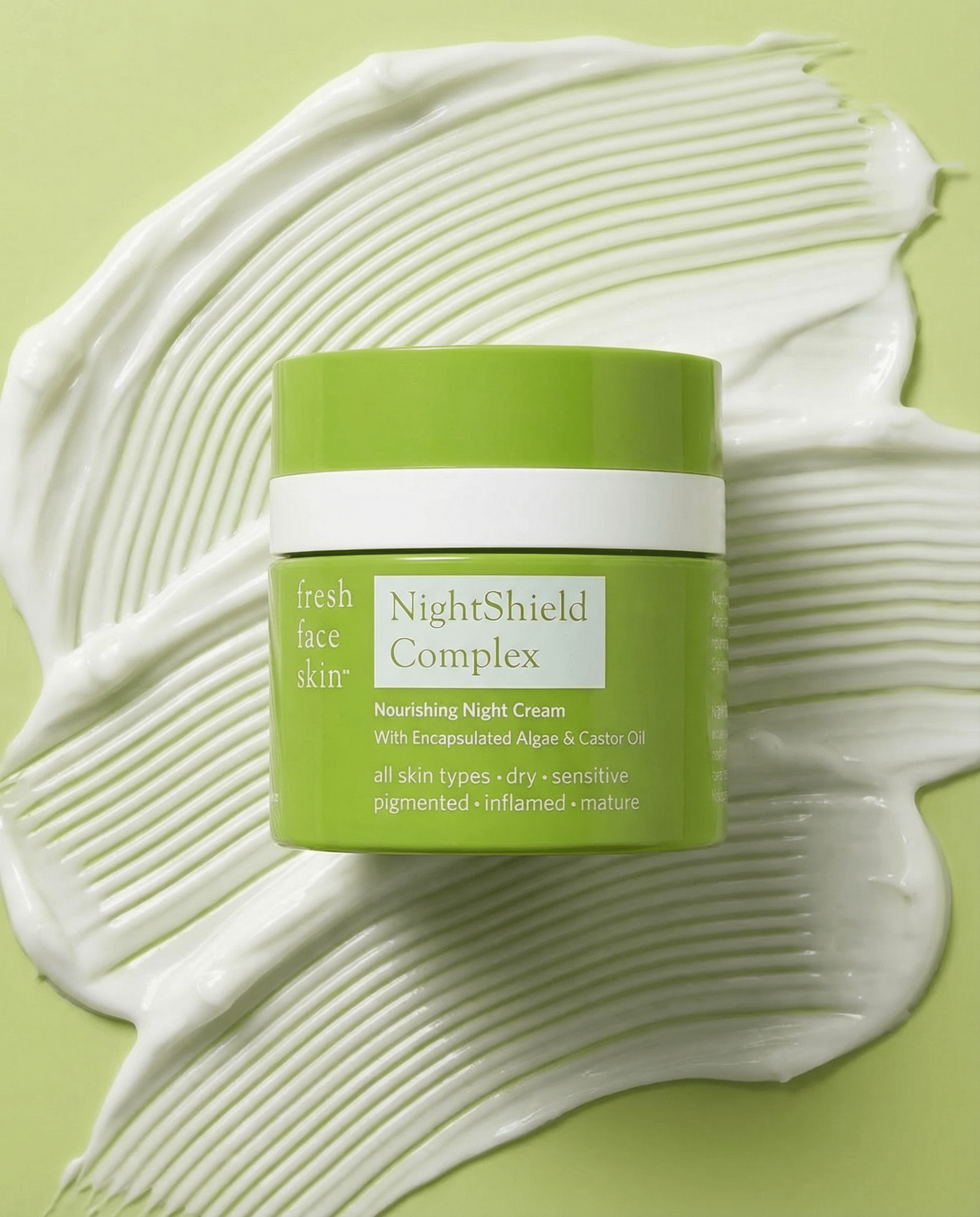 Fresh Face Skin NightShield Complex night cream texture