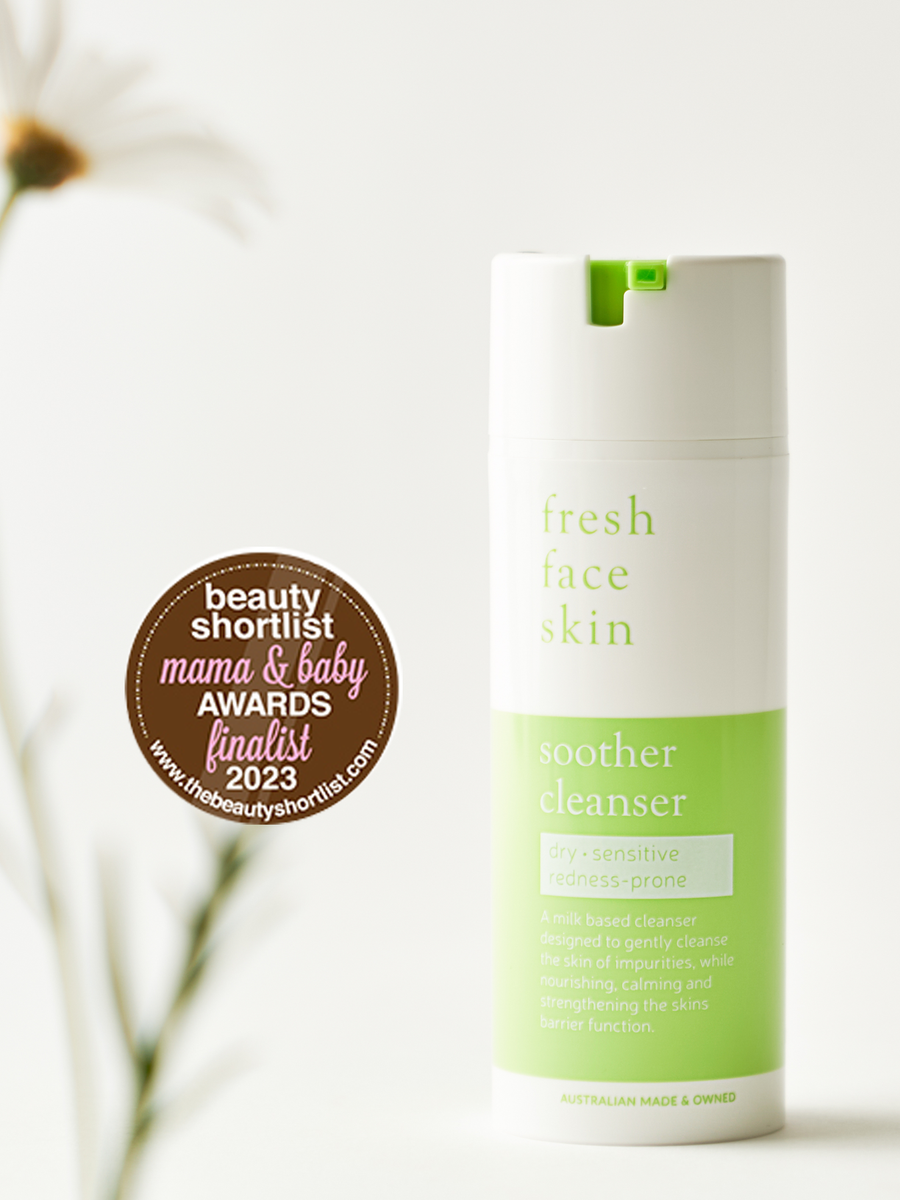 All Natural Soother Cleanser for Dry, Sensitive, redness-prone skin